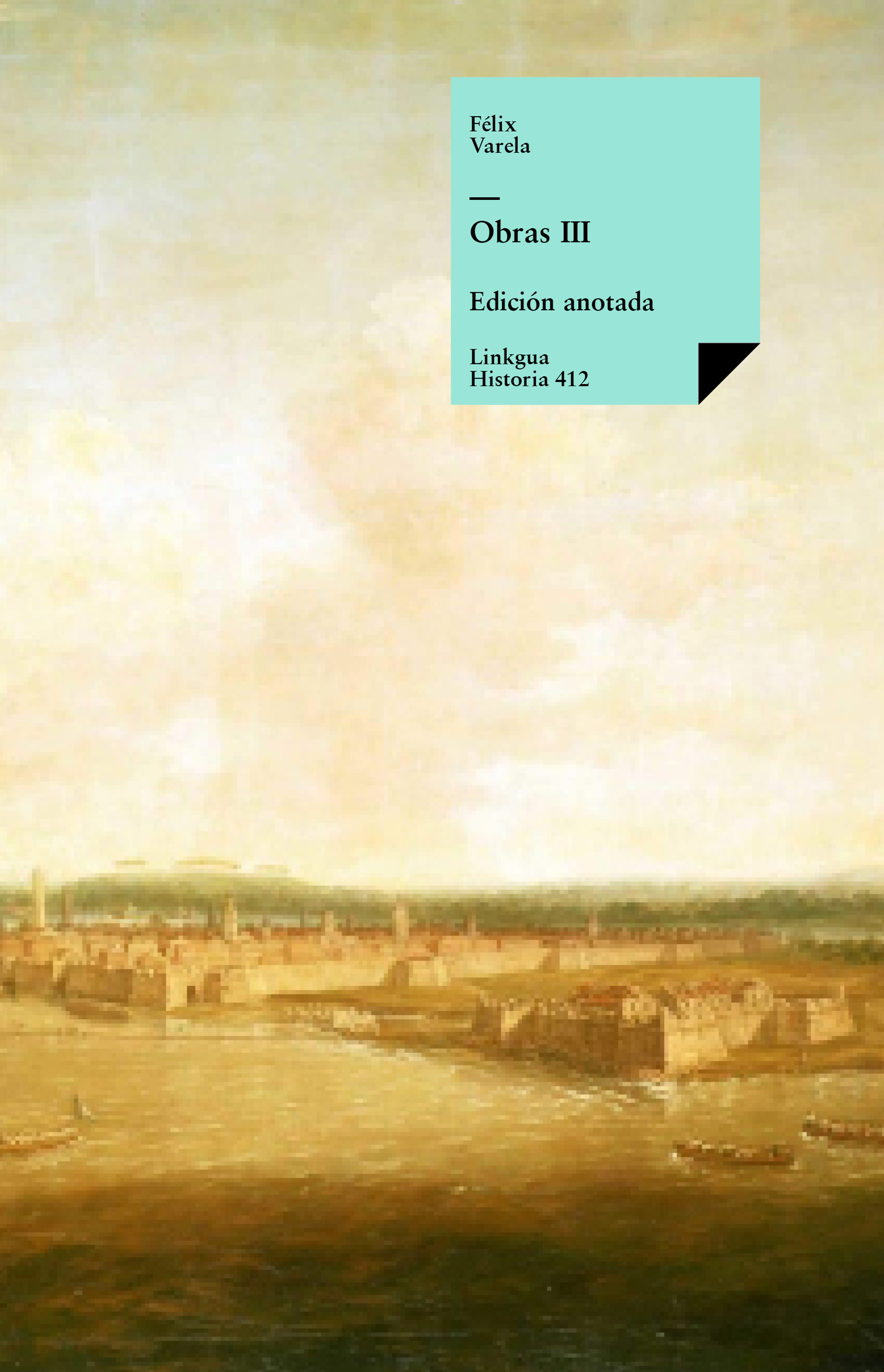 Portada, nº 9788490076392 — Félix Varela y Morales