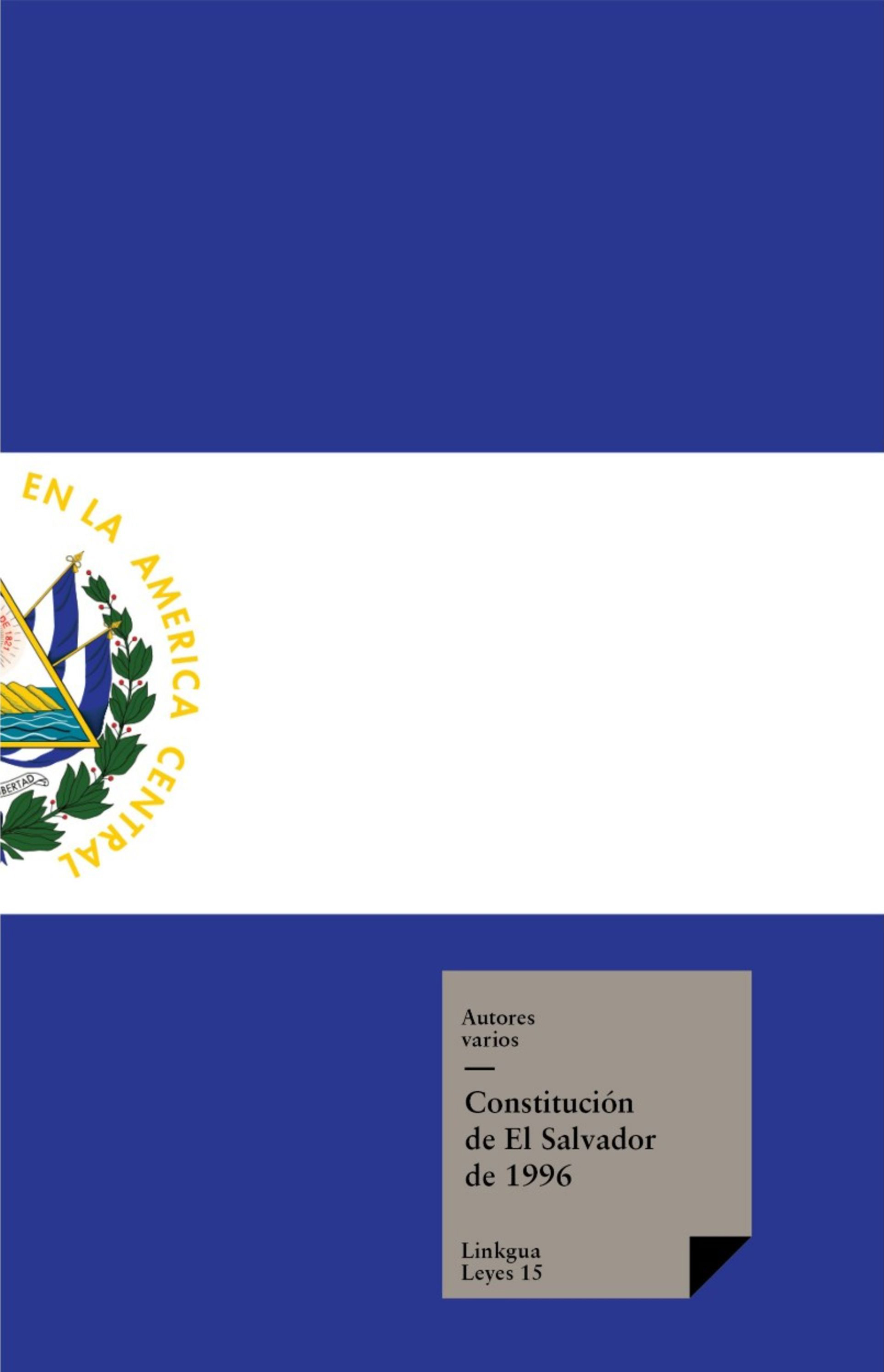 De el Salvador de — Constitucion De El Salvador De