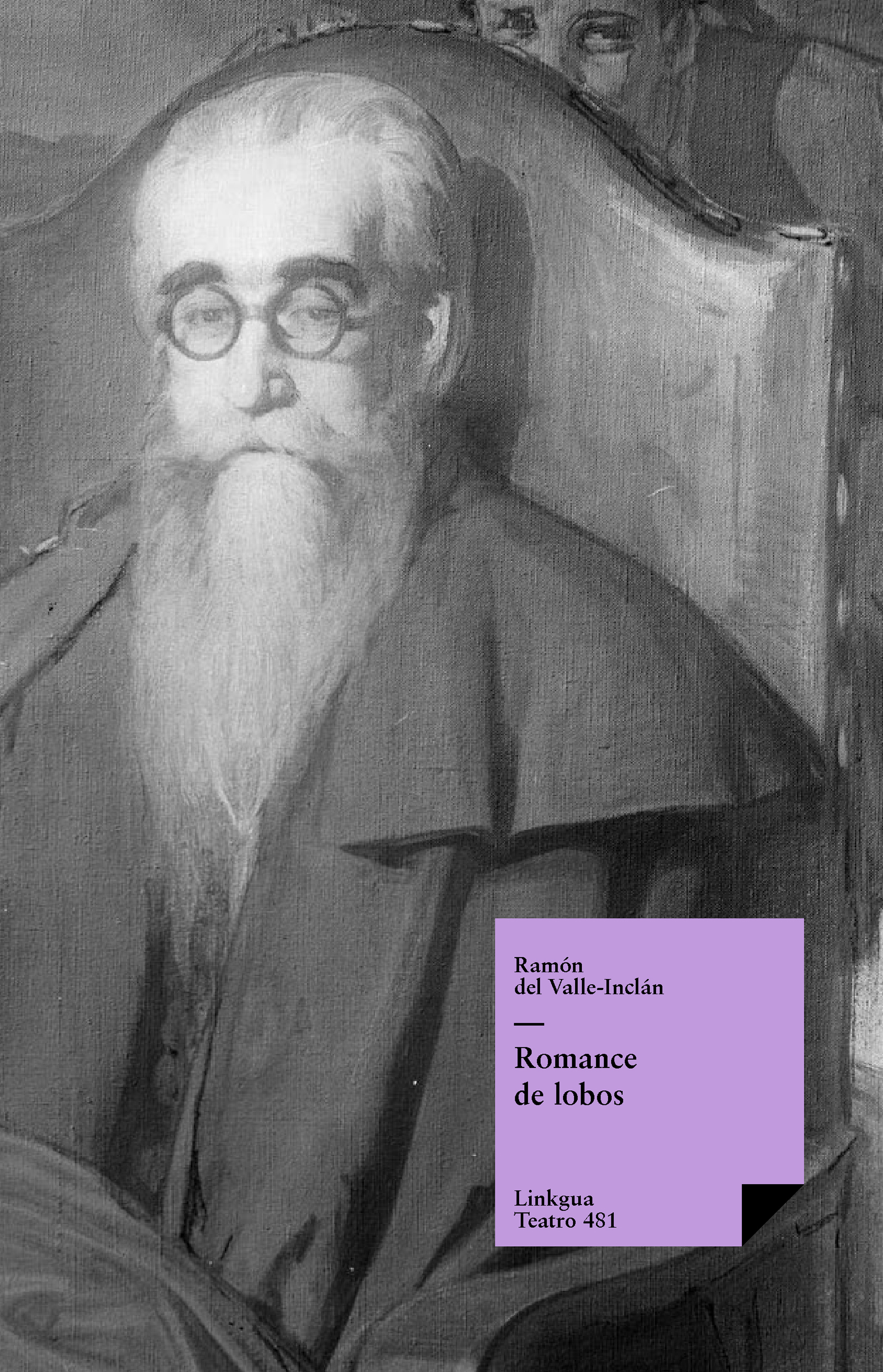Retrato de hombre con barba y gafas — Romance de Lobos