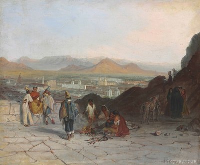 Moritz — Lima desde el cerro San Cristóbal — Johann Moritz Rugendas