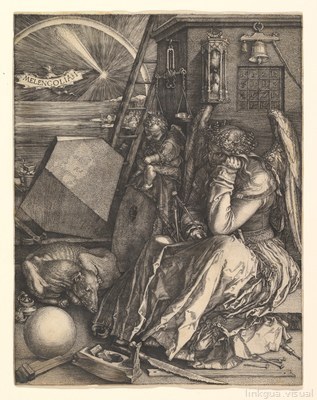 El melancólico — Albrecht Dürer