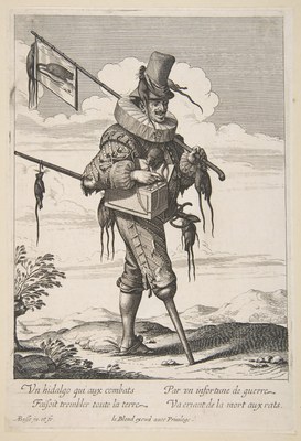 Una figura masculina grotesca — No identificado