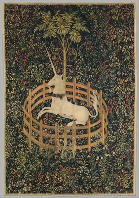 El unicornio en cautividad — Anonimo