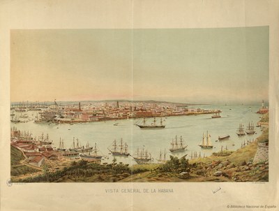 Una vista panorámica del puerto de La Habana — No identificado