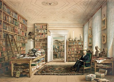 Estudio de Alexander von Humboldt — Eduard Hildebrandt