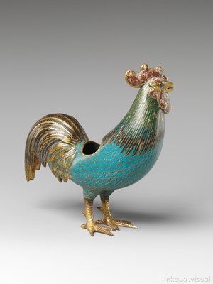 Incensario en forma de gallo — Anónimo