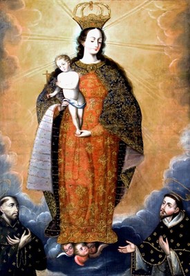 Virgen Inmaculada Peyton Wright Gallery Santa Fe — Diego Quispe Tito