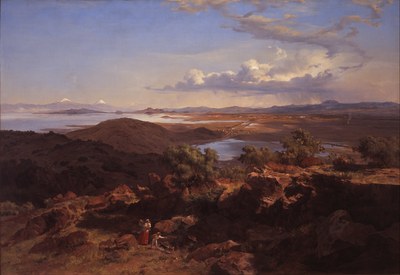 El Valle de México desde el Cerro de Santa Isabel — José María Velasco