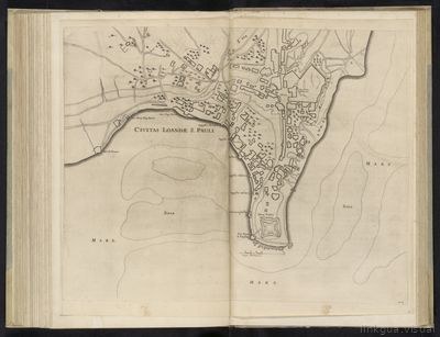 Mapa de la Ciudad de Loanda y San Pablo