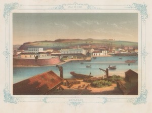 Vista de la Habana: Puerto y Fortificaciones — Frédéric Mialhe