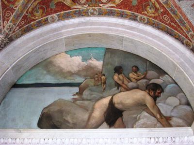 El hombre primitivo y el descubrimiento del fuego — John White