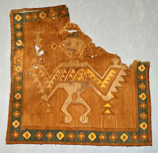 Fragmento de tapiz con figura