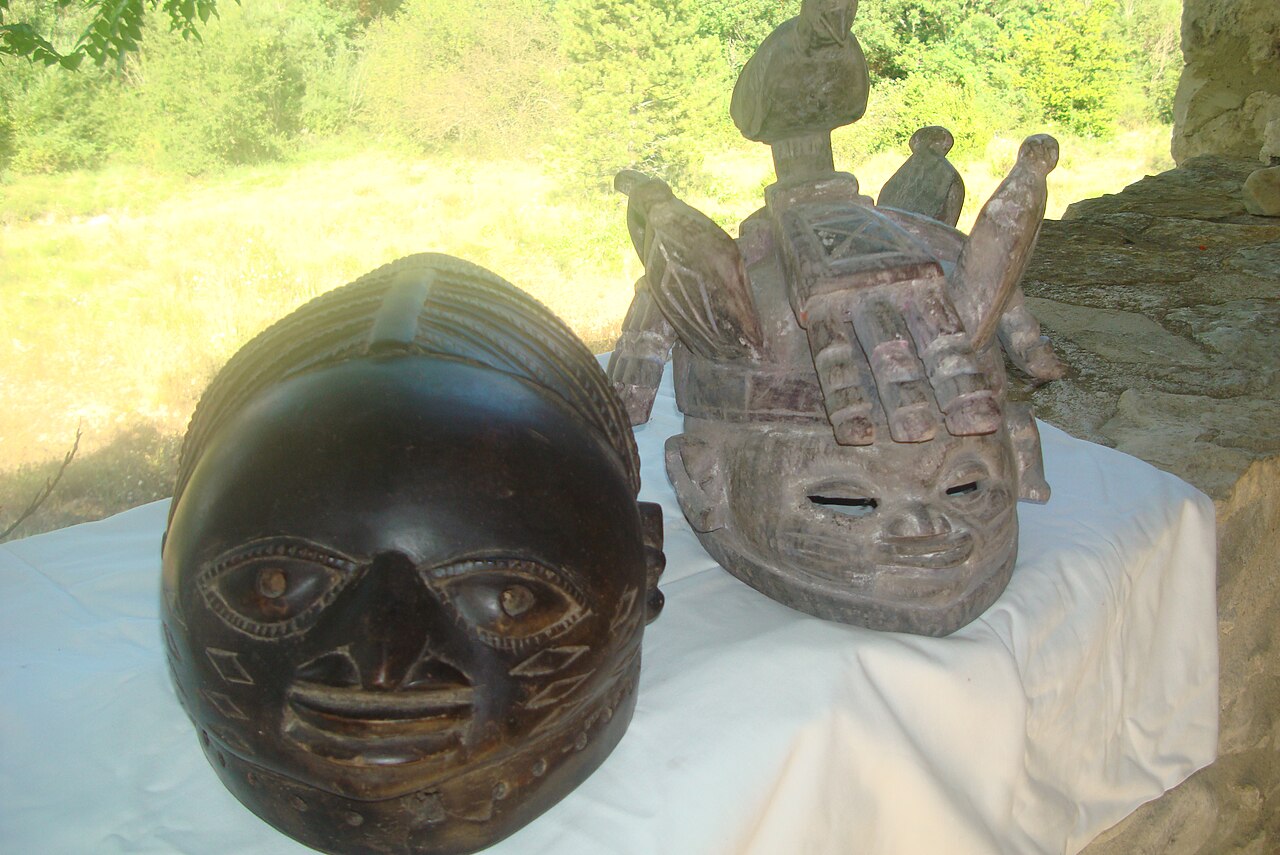 Mascara de Guelede, Orossi, Benin.