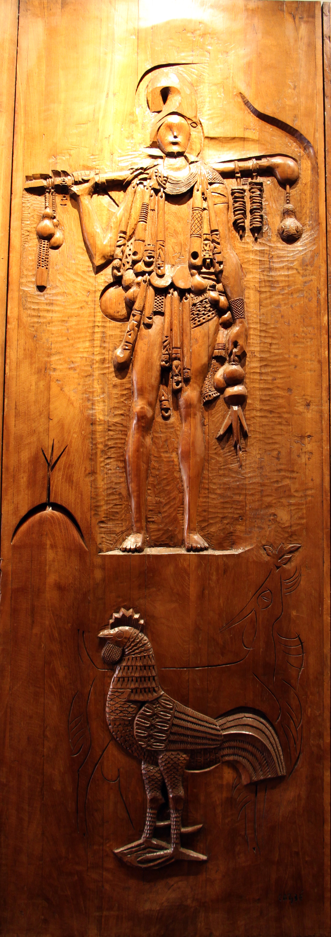 Carybè, rilievi degli orixas, 1968, axù