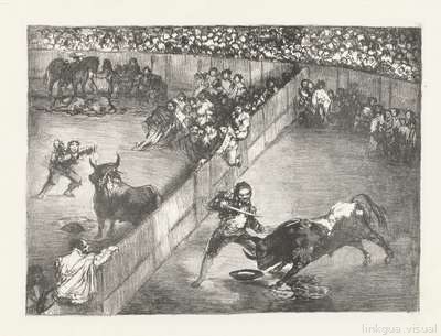 Los Toros de Burdeos — Plaza partida