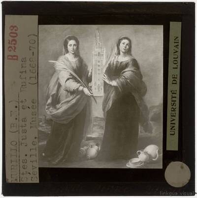 Bartolomé Esteban Murillo. Santa Justa en Santa Rufina
