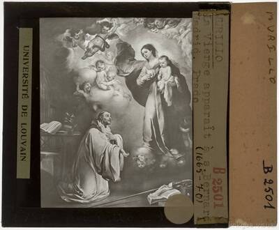 Bartolomé Esteban Murillo. De Maagd Maria verschijnt aan Sint Bernard