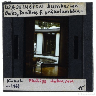 Pabellón de Arte Precolombino Philip Johnson, Dumbarton Oaks, Washington