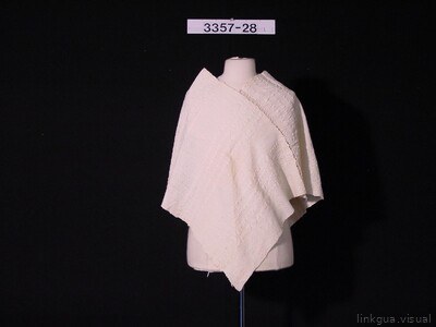 Prenda superior de algodón blanco para mujer