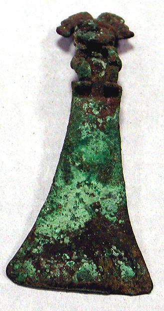 Copper Tumi with Figure — Chimú (?)