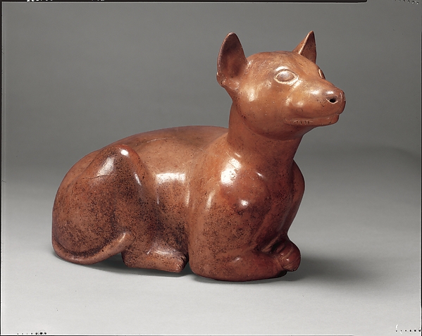 Seated dog — Colima artist(s)