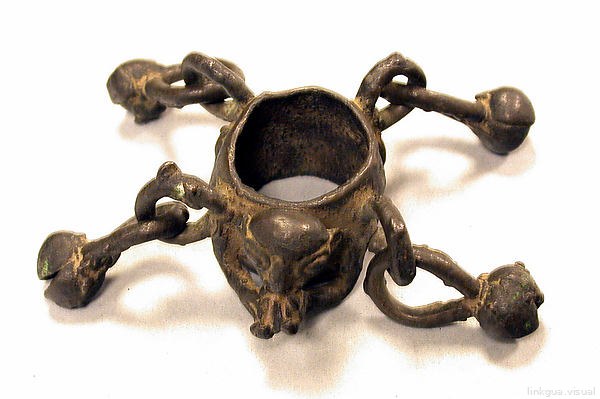 Cast Bronze Staff Finial