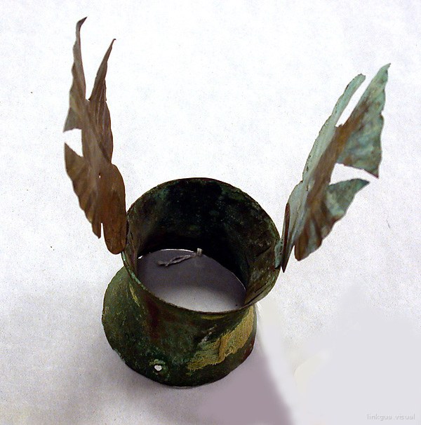 Hammered Silver Miniature Crown