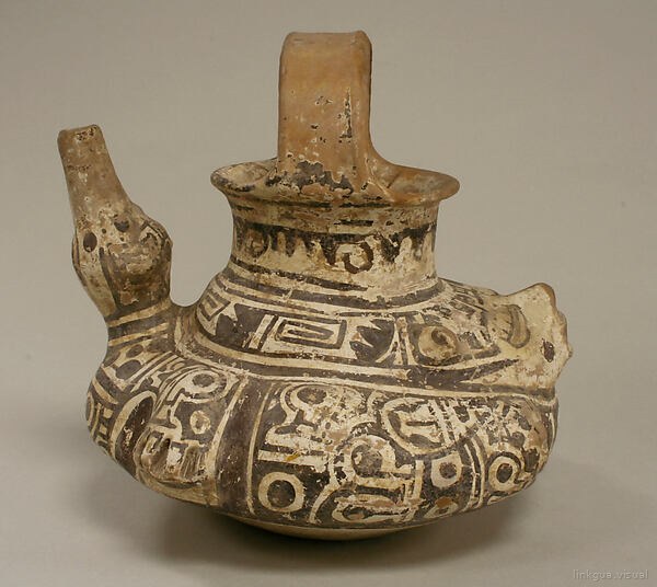 Painted Animal Vessel
