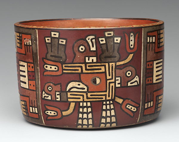 Bowl with profile bird — Wari artist(s)