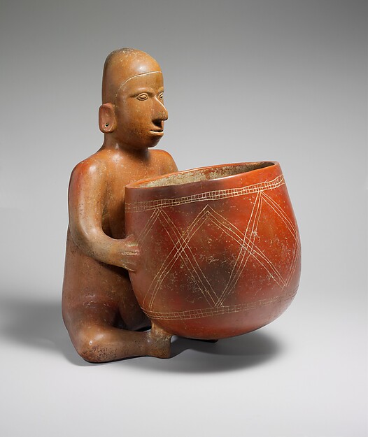 Seated Figure with Vessel — Colima artist(s)