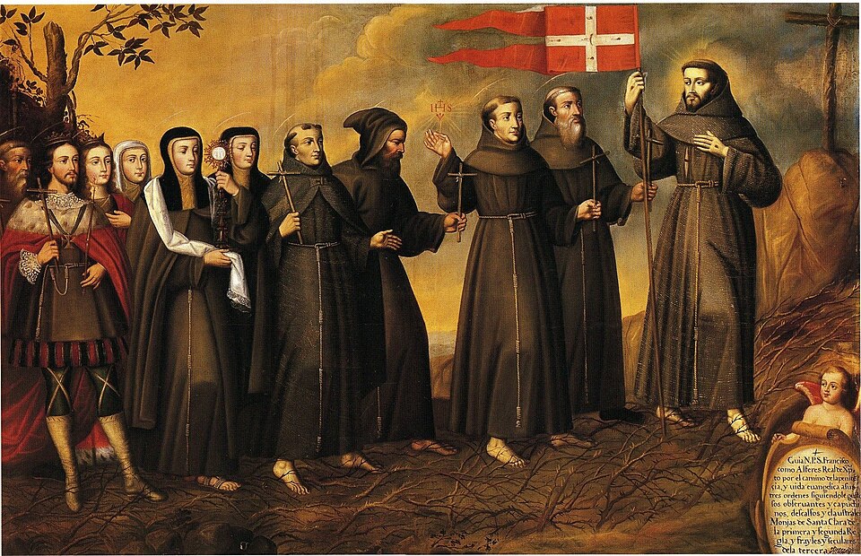 Basilio de Santa Cruz Pumacallao - San Francisco Alférez de Cristo (Museo San Francisco, Santiago de Chile)