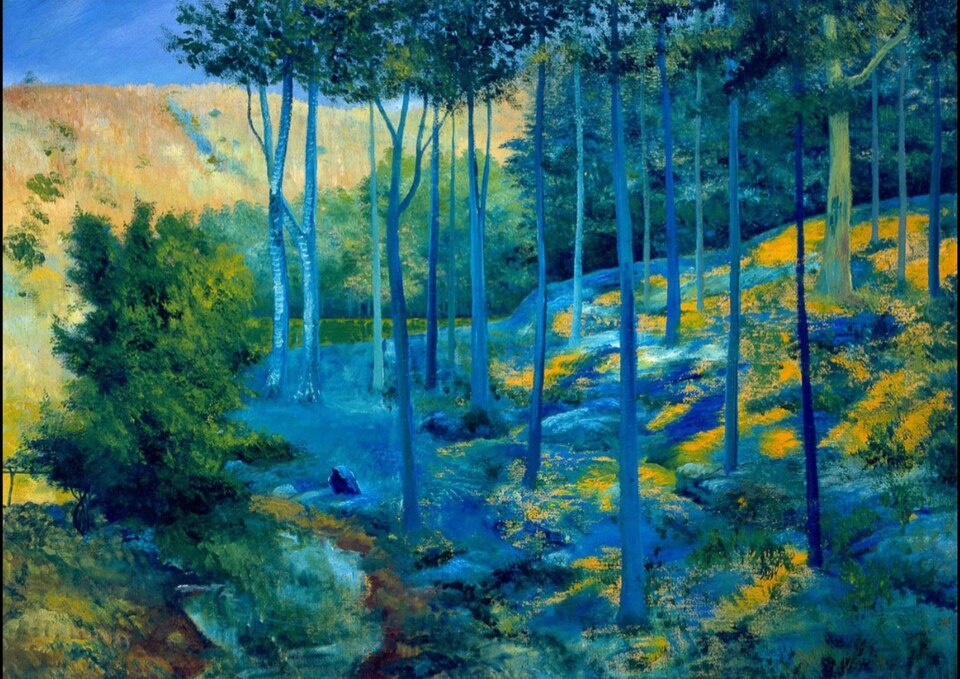 Bosque azul - Joaquín Clausell